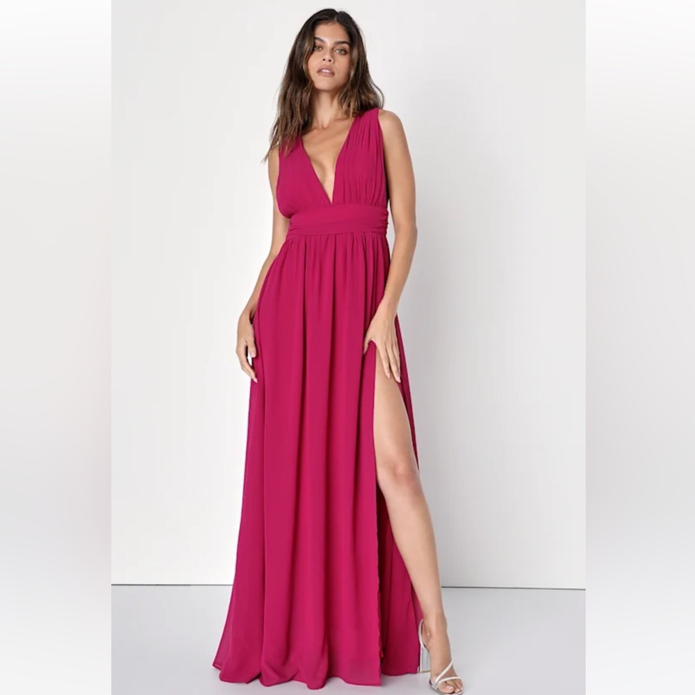 Lulu's Vibrant Pink Dress